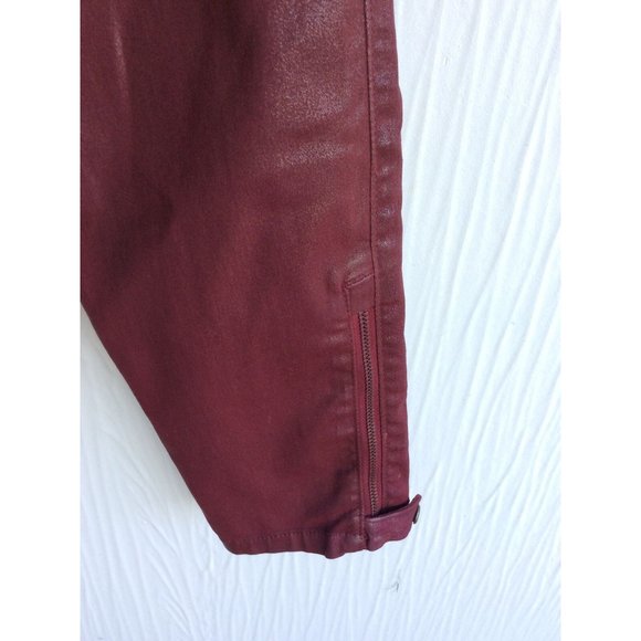 Level 99 Coated Red Jeans - 28 - Picture 4 of 11